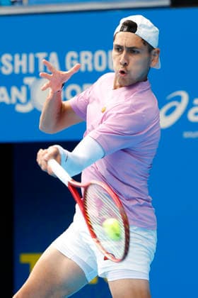 October 3, 2026, Tokyo, Japan: Alejandro Tabilo (Chile) returns a shot against Denis Shapovalov (Canada) during their Round of 16 match at the Kinoshita Group Japan Open Tennis Championships at Ariake Colosseum in Tokyo. The tournament runs from September 29 to October 6. Shapovalov won 7-5, 3-6, 6-4. Tokyo Japan - ZUMAm191 20261003_aap_m191_009 Copyright: xRodrigoxReyesxMarinx