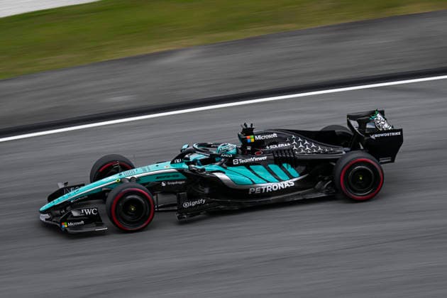 F1 - BAHRAIN GRAND PRIX IN MALAYSIA 2026 63 RUSSELL George (gbr), Mercedes AMG F1 Team W17, action during the 2026 Formula 1 Bahrain Grand Prix in Malaysia, 16th round of the 2026 Formula One World Championship, WM, Weltmeisterschaft from October 2 to 4, 2026 on the Sepang International Circuit, in Sepang, Malaysia - SepangMalaysia  Copyright: xALBERTOxVIMERCATIx