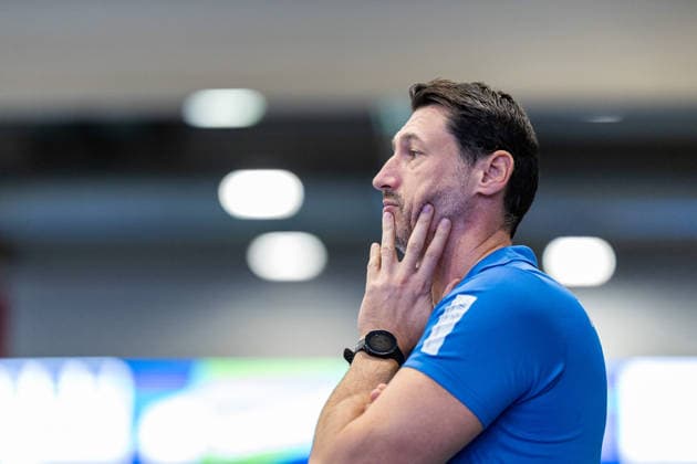 Anel Mahmutefendic, HSC 2000 Coburg, Coach (GER), TuS N Luebbecke vs. HSC 2000 Coburg, Handball, 2nd Bundesliga, Matchday 6, 2026–2027 Season, October 2, 2026, Germany, TuS N Luebbecke vs. HSC 2000 Coburg, Handball, 2nd Bundesliga, Matchday 6, 2026–2027 season, October 2, 2026, Luebbecke Copyright: xEibner-Pressefoto JanxRollingerx EP_JSK