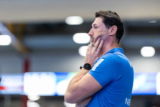 Anel Mahmutefendic, HSC 2000 Coburg, Coach (GER), TuS N Luebbecke vs. HSC 2000 Coburg, Handball, 2nd Bundesliga, Matchday 6, 2026–2027 Season, October 2, 2026, Germany, TuS N Luebbecke vs. HSC 2000 Coburg, Handball, 2nd Bundesliga, Matchday 6, 2026–2027 season, October 2, 2026, Luebbecke Copyright: xEibner-Pressefoto JanxRollingerx EP_JSK