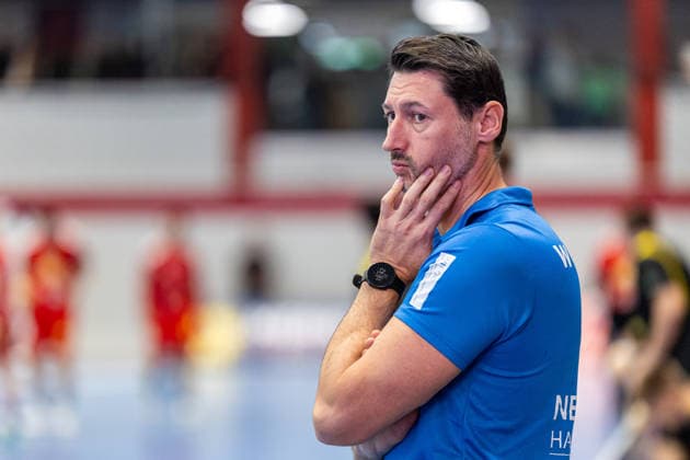 Anel Mahmutefendic, HSC 2000 Coburg, Coach (GER), TuS N Luebbecke vs. HSC 2000 Coburg, Handball, 2nd Bundesliga, Matchday 6, 2026–2027 Season, October 2, 2026, Germany, TuS N Luebbecke vs. HSC 2000 Coburg, Handball, 2nd Bundesliga, Matchday 6, 2026–2027 season, October 2, 2026, Luebbecke Copyright: xEibner-Pressefoto JanxRollingerx EP_JSK