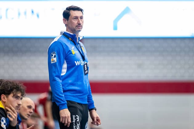 Anel Mahmutefendic, HSC 2000 Coburg, Coach (GER), TuS N Luebbecke vs. HSC 2000 Coburg, Handball, 2nd Bundesliga, Matchday 6, 2026–2027 Season, October 2, 2026 GER, TuS N Luebbecke vs. HSC 2000 Coburg, Handball, 2nd Bundesliga, Matchday 6, 2026–2027 season, October 2, 2026 Luebbecke Copyright: xEibner-Pressefoto JanxRollingerx EP_JSK