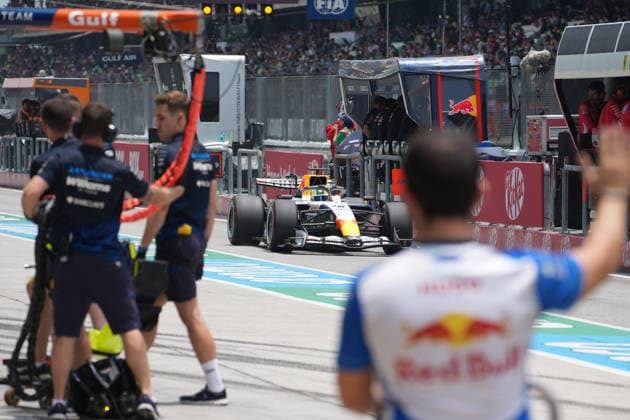 October 3, 2026, Sepang International Circuit, Kuala Lumpur, 2026 Formula 1 Gulf Air Bahrain Grand Prix, Arvid Lindblad (GBR), Visa Cash App Racing Bulls Formula One Team. Photo by Hasan Bratic, DeFodi Images