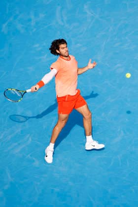 October 3, 2026, Tokyo, Japan: Carlos Alcaraz (Spain) returns a shot against Matteo Arnaldi (Italy) during their Round of 16 match at the Kinoshita Group Japan Open Tennis Championships at Ariake Colosseum in Tokyo. The tournament runs from September 29 to October 6. Alcaraz won 7-6(6), 6-1. Tokyo Japan - ZUMAm191 20261003_aap_m191_030 Copyright: xRodrigoxReyesxMarinx