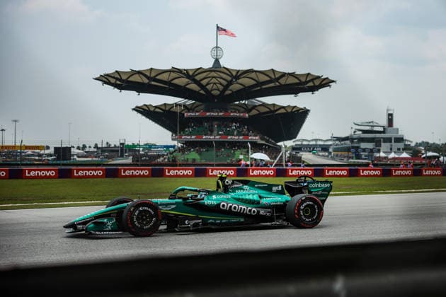 F1 - BAHRAIN GRAND PRIX IN MALAYSIA 2026 14 ALONSO Fernando (spa), Aston Martin F1 Team AMR26, action during the 2026 Formula 1 Bahrain Grand Prix in Malaysia, 16th round of the 2026 Formula One World Championship, WM, Weltmeisterschaft from October 2 to 4, 2026 on the Sepang International Circuit, in Sepang, Malaysia - SepangMalaysia Copyright: xEricxAlonsox