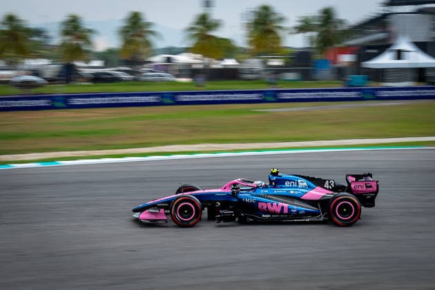 MOTORSPORTS - Formula 1 - 2026 Bahrain Grand Prix in Malaysia Photo by IPA ABACAPRESS.COM89248780 - Franco Colapinto (ARG) - BWT Alpine F1 Team during Saturday s practice sessions at the 2026 Formula 1 Gulf Air Bahrain Grand Prix in Malaysia at the Sepang International Circuit in Sepang, Malaysia. Round 16 of 23 of the 2026 FIA Formula One World Championship, WM, Weltmeisterschaft held October 2–4, 2026. The race was moved from Bahrain to Malaysia and held at the Sepang International Circuit during the 2026 Bahrain Grand Prix in Malaysia, part of the Formula 1 Championship, on October 3, 2026.  Copyright: xIPAxSport ABACAx