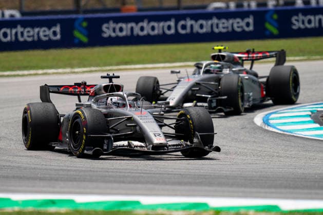 FORMULA 1 BAHRAIN GRAND PRIX IN MALAYSIA 2026 Nico Hulkenberg (GER) 27 Audi F1 Team and Gabriel Bortoleto (BRA) 5 Audi F1 Team in practice during the Formula 1 Gulf Air Bahrain Grand Prix in Malaysia 2026, Round 16 of the 2026 Formula 1 World Championship, WM, Weltmeisterschaft from 2nd - 4th October 2026 at Sepang International Circuit, Sepang, Malaysia. Credit: Robbie Hoad Every Second Media Editorial use only. All images are copyright Every Second Media Limited. No images may be reproduced without prior permission. Copyright: xIMAGO EveryxSecondxMediax ESM-2195-0290 RobbiexHoadx xEveryxSecondxMediax