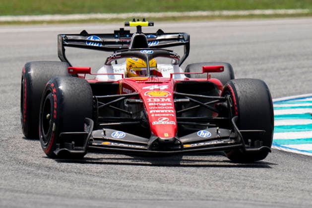 FORMULA 1 BAHRAIN GRAND PRIX IN MALAYSIA 2026 Lewis Hamilton (GBR) 44 Ferrari in practice during the Formula 1 Gulf Air Bahrain Grand Prix in Malaysia 2026, Round 16 of the 2026 Formula 1 World Championship, WM, Weltmeisterschaft from 2nd - 4th October 2026 at Sepang International Circuit, Sepang, Malaysia. Credit: Robbie Hoad Every Second Media Editorial use only. All images are copyright Every Second Media Limited. No images may be reproduced without prior permission. Copyright: xIMAGO EveryxSecondxMediax ESM-2195-0303 RobbiexHoadx xEveryxSecondxMediax