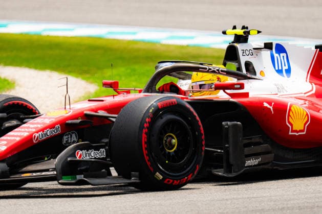 2026 Formula 1 Gulf Air Bahrain Grand Prix - Malaysia LEWIS HAMILTON 44 (GBR) of Scuderia Ferrari HP (Ferrari SF-26) on Saturday during the 2026 Formula 1 Gulf Air Bahrain Grand Prix in Malaysia at Sepang International Circuit in Kuala Lumpur, Malaysia, on October 3, 2026. Photo by Antoine Lapeyre Reveries Agency ABACAPRESS.COM Kuala Lumpur Malaysia  Copyright: xAntoinexLapeyre ReveriesxAgency ABACAx