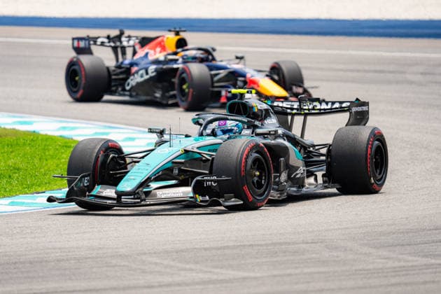 2026 Formula 1 Gulf Air Bahrain Grand Prix - Malaysia ANDREA KIMI ANTONELLI 12 (ITA) of Mercedes-AMG PETRONAS Formula One Team (Mercedes-AMG F1 W17) and MAX VERSTAPPEN 1 (NED) of Oracle Red Bull Racing (Red Bull Racing RB22)on Saturday during the 2026 Formula 1 Gulf Air Bahrain Grand Prix in Malaysia at Sepang International Circuit in Kuala Lumpur, Malaysia, on October 3, 2026. Photo by Antoine Lapeyre Reveries Agency ABACAPRESS.COM Kuala Lumpur Malaysia  Copyright: xAntoinexLapeyre ReveriesxAgency ABACAx