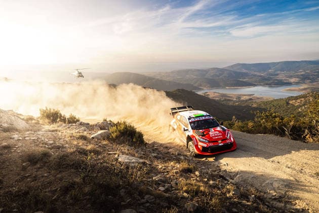 AUTO - WRC, Motorsport Rallye, WM - RALLY ITALIA SARDEGNA 2026 33 Elfyn EVANS, Scott MARTIN, TOYOTA GR Yaris Rally1, action during the 2026 Rally Italia Sardegna, 13th round of the 2026 WRC World Rally Car Championship, from October 1 to 4, 2026 at Alghero, Italy - AlgheroItaly  Copyright: xNikosxKatikisx