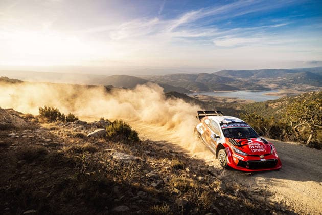 AUTO - WRC, Motorsport Rallye, WM - RALLY ITALIA SARDEGNA 2026 05 Sami PAJARI, Marko SALMINEN, TOYOTA GR Yaris Rally1, action during the 2026 Rally Italia Sardegna, 13th round of the 2026 WRC World Rally Car Championship, from October 1 to 4, 2026 at Alghero, Italy - AlgheroItaly  Copyright: xNikosxKatikisx