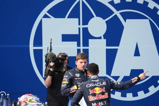 2026 Formula 1 Gulf Air Bahrain Grand Prix, October 3, 2026, Sepang International Circuit, Kuala Lumpur, 2026 Formula 1 Gulf Air Bahrain Grand Prix, pole position for Max Verstappen (NLD), Oracle Red Bull Racing; 3rd on the grid for Isack Hadjar (FRA), Oracle Red Bull Racing; Kuala Lumpur, Sepang International Circuit, Malaysia Copyright: xNordphotox xBraticx