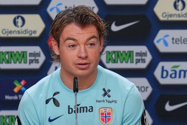 Soccer, Nations League: Portugal vs. Norway; Nations League: Porto, Portugal, October 3, 2026. Norway s Patrick Berg during a press conference before training at Estádio do Dragão the day before the match against Portugal. Photo: Lise Aserud, NTB. Porto, Wales. EDITORIAL USE ONLY. RESTRICTED USE FOR BETTING COMPANIES.  Copyright: xLisexAserudxx xNTBx