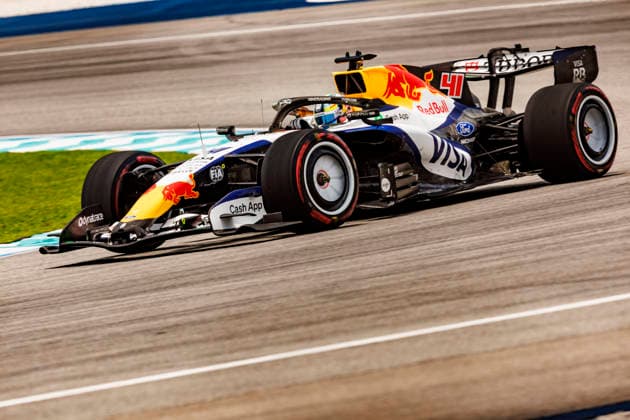RECORD DATE NOT STATED 3rd October 2026; Sepang IC, Kuala Lumpur, Malaysia; Formula 1, Bahrain Grand Prix, Qualifying Day; Arvid Lindblad (41) of Great Britain and Visa Cash App Racing Bulls Formula One Team during Free Practice 3 at the Bahrain Grand Prix StephenxBlackberry
