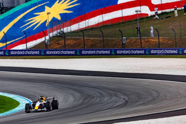 RECORD DATE NOT STATED 3rd October 2026; Sepang IC, Kuala Lumpur, Malaysia; Formula 1, Bahrain Grand Prix, Qualifying Day; Arvid Lindblad (41) of Great Britain and Visa Cash App Racing Bulls Formula One Team during Free Practice 3 at the Bahrain Grand Prix StephenxBlackberry