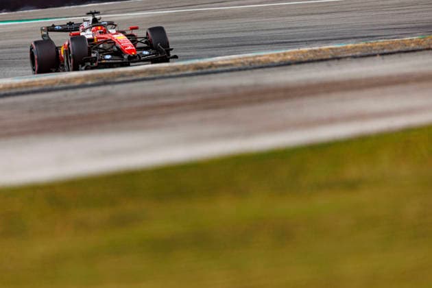 RECORD DATE NOT STATED 3rd October 2026; Sepang IC, Kuala Lumpur, Malaysia; Formula 1, Bahrain Grand Prix, Qualifying Day; Charles Leclerc (16) of Monaco and Scuderia Ferrari HP during Free Practice 3 at the Bahrain Grand Prix StephenxBlackberry