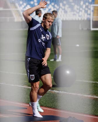 SOCCER - NL, KOS vs AUT PRISTINA,KOSOVO,03.OCT.26 - SOCCER - UEFA Nations League, OEFB international match, Länderspiel, Nationalmannschaft Kosovo vs Austria, preview, training team AUT. Image shows Xaver Schlager (AUT).  GEPAxpictures xArminxRauthner
