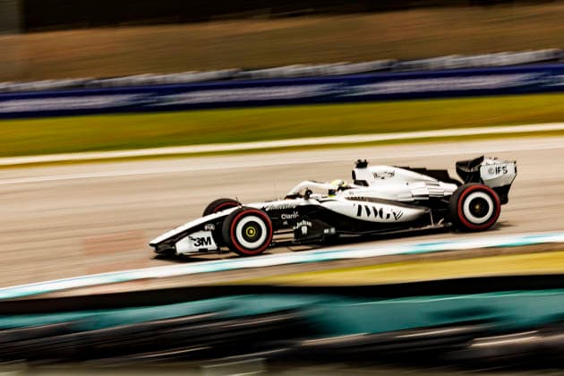 RECORD DATE NOT STATED 3rd October 2026; Sepang IC, Kuala Lumpur, Malaysia; Formula 1, Bahrain Grand Prix, Qualifying Day; Sergio Perez (11) of Mexico and Cadillac Formula 1 Team during Free Practice 3 at the Bahrain Grand Prix StephenxBlackberry