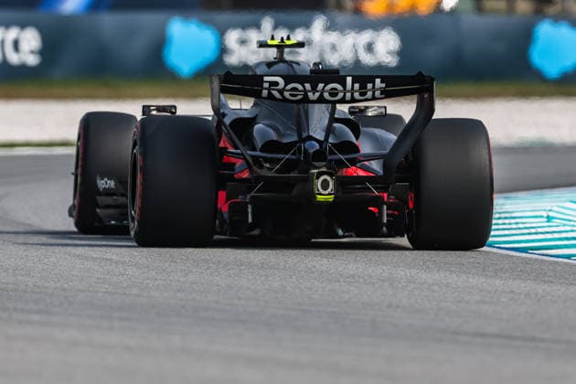 SEPANG, SGR - OCTOBER 03: Gabriel Bortoleto of Brazil and Audi Revolut F1 Team in action during the qualifying session of the Formula 1 Gulf Air Bahrain Grand Prix on October 03, 2026 held at Sepang International Circuit in Sepang, Malaysia. (Photo by Hazrin Yeob Men Shah Icon Sportswire) AUTO: OCT 03 F1 Bahrain Grand Prix in Malaysia EDITORIAL USE ONLY Icon3782610036413