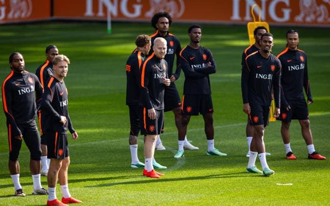 ZEIST - Mexx Meerdink during a training session in preparation for the Nations League matches against Serbia. SONNY LENSEN ANP xVIxANPxSportx xxANPxIVx 571374128 originalFilename: 571374128.jpg
