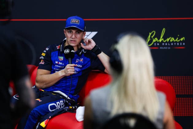 F1 - BAHRAIN GRAND PRIX IN MALAYSIA 2026 press conference, PK, Pressekonferenz HADJAR Isack (fra), Red Bull Racing Ford RB22, portrait during the 2026 Formula 1 Bahrain Grand Prix in Malaysia, 16th round of the 2026 Formula One World Championship, WM, Weltmeisterschaft from October 2 to 4, 2026 on the Sepang International Circuit, in Sepang, Malaysia - SepangMalaysia Copyright: xANTONINxVINCENTx