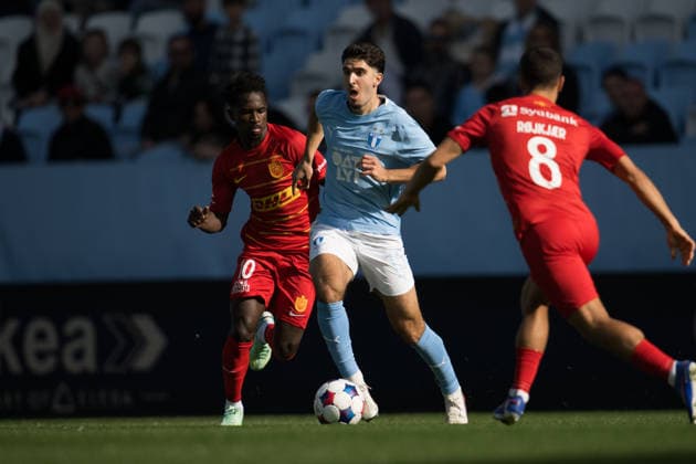 261003 And Mayckel Lahdo of Malmö FF during the friendly match between Malmö FF and FC Nordsjælland on October 3, 2026 in Malmö. Photo by Avdo Bilkanovic, BILDBYRAN COP 115 AB0391. soccer, football, fotball; friendly match; Malmö FF; FC Nordsjälland; bbeng; soccer, football, fotball; friendly match; Malmö FF; FC Nordsjälland; bbeng  Copyright: AVDOxBILKANOVIC BB261003AB006