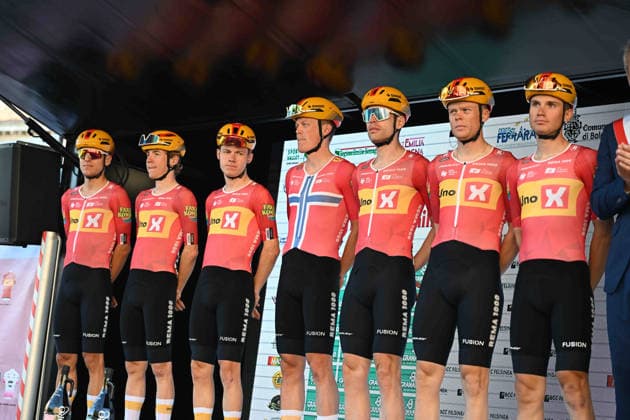 03-10-2026 Giro Dell emilia; 2026, Uno X - Mobility; Ferrara; 