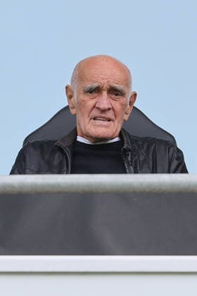 October 3, 2026, xtgx, soccer exhibition match, Hannover 96 vs. SC Verl, from left: Martin Kind. DFL and DFB regulations prohibit any use of photographs as image sequences and or quasi-video. Hannover
