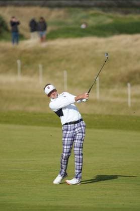 Ian Poulter on the 4th hole Alfred Dunhill Links Championship, Round 3, Kingsbarns Golf Links, Fife, UK, Scotland - 03 Oct 2026 United Kingdom  Copyright: xStuartxWallace Shutterstockx 17183186bu