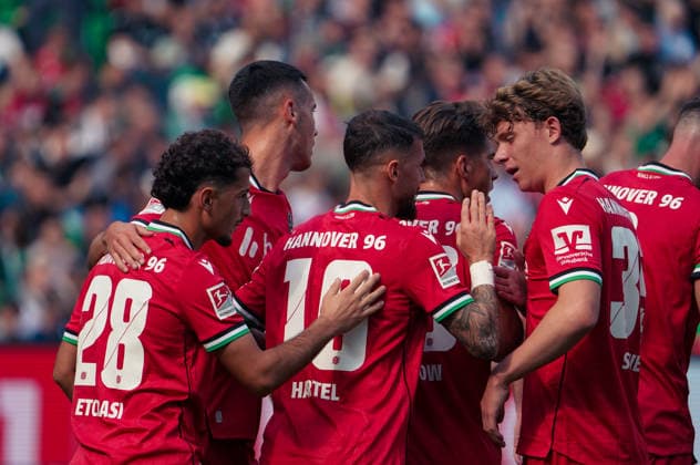 Germany Soccer Friendly Matches 2026–2027, Hannover 96 vs. SC Verl at Heinz von Heiden Arena in Hannover: Goal and goal celebration by Marcel Hartel for Hannover 96, 10 Copyright: xAymanxAlahmedx