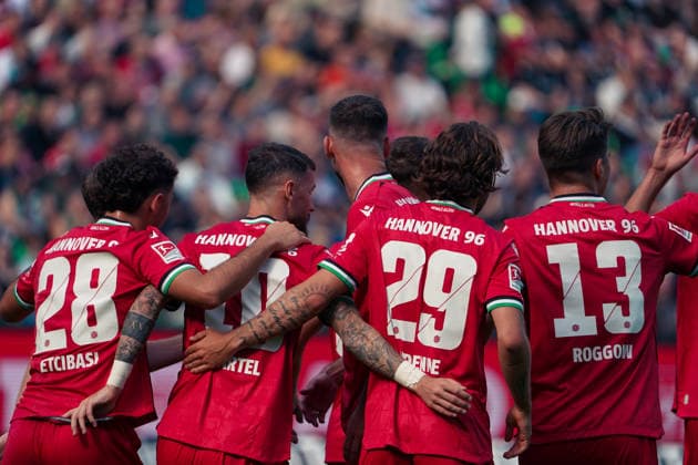 Germany Soccer Friendly Matches 2026–2027, Hannover 96 vs. SC Verl at Heinz von Heiden Arena in Hannover: Goal and goal celebration by Marcel Hartel for Hannover 96, 10 Copyright: xAymanxAlahmedx