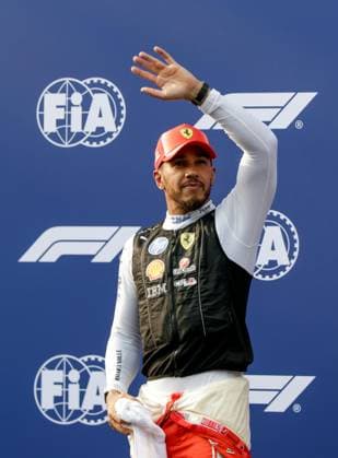 HAMILTON Lewis (GBR), Scuderia Ferrari SF 26, portrait from the 2026 Formula 1 Bahrain Grand Prix in Malaysia, during qualifying, at the 2026 Formula 1 Bahrain Grand Prix in Malaysia, the 16th round of the 2026 Formula One World Championship, held from October 2 to 4, 2026 at the Sepang International Circuit in Sepang, Malaysia. Photo by Jiri Krenek, Active Pictures Malaysia