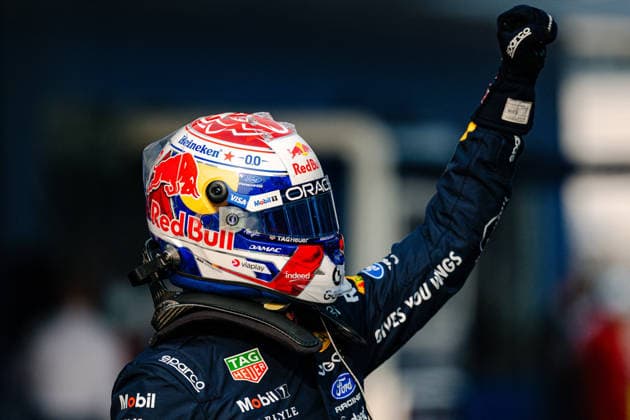 2026 Malaysian GP - Sepang Circuit - Pilots MAX VERSTAPPEN (NED) of Oracle Red Bull Racing Qualifying Parc Ferme on Saturday during the 2026 Formula 1 Gulf Air Bahrain Grand Prix in Malaysia at Sepang International Circuit on October 3, 2026. Photo by Tan Jun Da ABACAPRESS.COM Kuala Lumpur Malaysia Copyright: xJunxDaxTan ABACAx