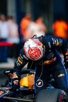 2026 Malaysian GP - Sepang Circuit - Pilots MAX VERSTAPPEN (NED) of Oracle Red Bull Racing Qualifying Parc Ferme on Saturday during the 2026 Formula 1 Gulf Air Bahrain Grand Prix in Malaysia at Sepang International Circuit on October 3, 2026. Photo by Tan Jun Da ABACAPRESS.COM Kuala Lumpur Malaysia Copyright: xJunxDaxTan ABACAx