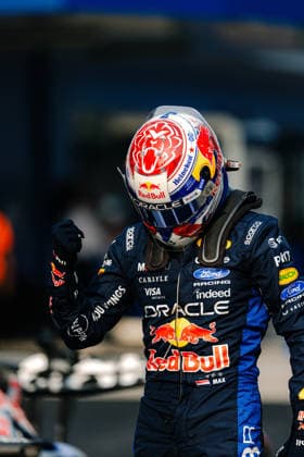 2026 Malaysian GP - Sepang Circuit - Pilots MAX VERSTAPPEN (NED) of Oracle Red Bull Racing Qualifying Parc Ferme on Saturday during the 2026 Formula 1 Gulf Air Bahrain Grand Prix in Malaysia at Sepang International Circuit on October 3, 2026. Photo by Tan Jun Da ABACAPRESS.COM Kuala Lumpur Malaysia Copyright: xJunxDaxTan ABACAx