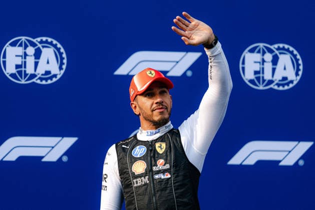2026 Malaysian GP - Sepang Circuit - Pilots LEWIS HAMILTON (GBR) of Scuderia Ferrari HP Qualifying Parc Ferme on Saturday during the 2026 Formula 1 Gulf Air Bahrain Grand Prix in Malaysia at Sepang International Circuit on October 3, 2026. Photo by Tan Jun Da ABACAPRESS.COM Kuala Lumpur Malaysia Copyright: xJunxDaxTan ABACAx