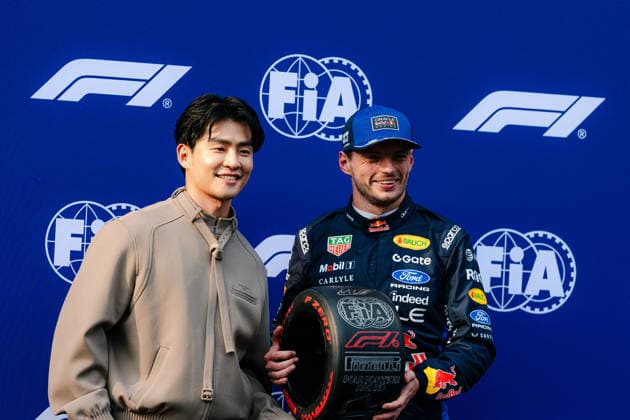 2026 Malaysian GP - Sepang Circuit - Pilots MAX VERSTAPPEN (NED) of Oracle Red Bull Racing POLE AWARD Qualifying Parc Ferme on Saturday during the 2026 Formula 1 Gulf Air Bahrain Grand Prix in Malaysia at Sepang International Circuit on October 3, 2026. Photo by Tan Jun Da ABACAPRESS.COM Kuala Lumpur Malaysia Copyright: xJunxDaxTan ABACAx