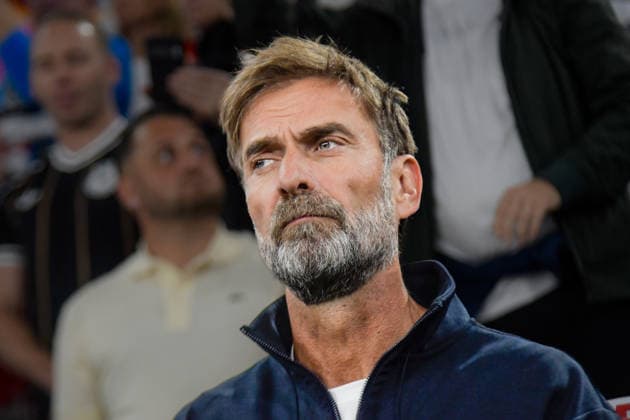 Jürgen Klopp, Germany Coach, Facial Expressions, Strong Facial Expression, Emotion, October 1, 2026 ¢ Soccer ¢ Nations League ¢ Germany vs. Serbia, Allianz Arena, Munich, Bavaria, Germany Copyright: xpepphotox xHorstxMauelshagenx pep00321, pep_20261001_hm