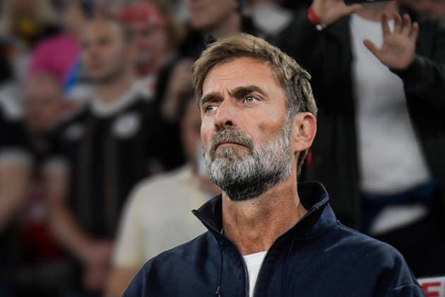 Jürgen Klopp, Germany Coach, Facial Expressions, Strong Facial Expression, Emotion, Thoughtful, October 1, 2026 ¢ Soccer ¢ Nations League ¢ Germany vs. Serbia, Allianz Arena, Munich, Bavaria, Germany Copyright: xpepphotox xHorstxMauelshagenx pep00321, pep_20261001_hm