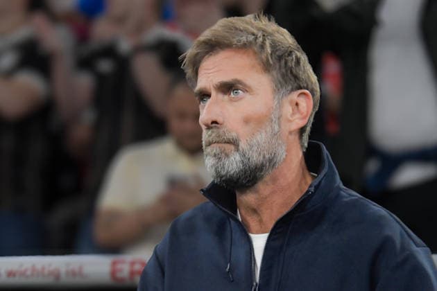 Jürgen Klopp, Germany Coach, Facial Expressions, Strong Facial Expression, Emotion, Thoughtful, October 1, 2026 ¢ Soccer ¢ Nations League ¢ Germany vs. Serbia, Allianz Arena, Munich, Bavaria, Germany Copyright: xpepphotox xHorstxMauelshagenx pep00321, pep_20261001_hm