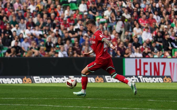 Germany Soccer Friendly Matches 2026–2027, Hannover 96 vs. SC Verl at Heinz von Heiden Arena in Hannover, scoring chance by Marcel Hartel (Hannover 96), 10 Copyright: xAymanxAlahmedx
