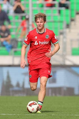 October 3, 2026, xtgx, Soccer Friendly Match, Hannover 96 vs. SC Verl, from left: Joschua Siewert (Hannover), cropped, single frame, full-body shot. DFL and DFB regulations prohibit any use of photographs as image sequences and or quasi-video. Hannover