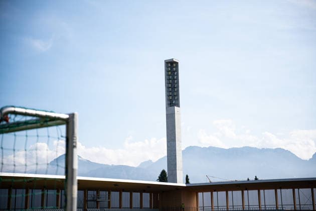 October 3, 2026, Soccer, 2026–2027 Season, Friendly Match, SC Austria Lustenau vs. FC Schalke 04, Overview of Sun Minimeal Arena, xRHR PHOTO YYx Copyright: KROEGER RHR-FOTOx RHR-FOTO YY