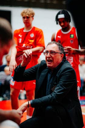 BB 2BL SBB Boerde Baskets Giessen 46ers Branislav Ignjatovic GIESSEN 46ers during the 2026–2027 season in the 2nd Barmer Basketball Bundesliga Pro A on Matchday 2, SBB Baskets and Giessen 46ers at the Wolfgang LakenMacher Hall on October 2, 2026, in Magdeburg, Saxony-Anhalt, Germany Imago