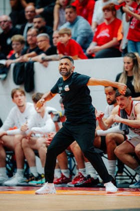 BB 2BL SBB Boerde Baskets vs. Giessen 46ers Achmadschah Zazai SBB Boerde Baskets during the 2026–2027 season in the 2nd Barmer Basketball Bundesliga Pro A on Matchday 2, SBB Baskets and Giessen 46ers at the Wolfgang Lakenmacher Hall on October 2, 2026, in Magdeburg, Saxony-Anhalt, Germany Imago