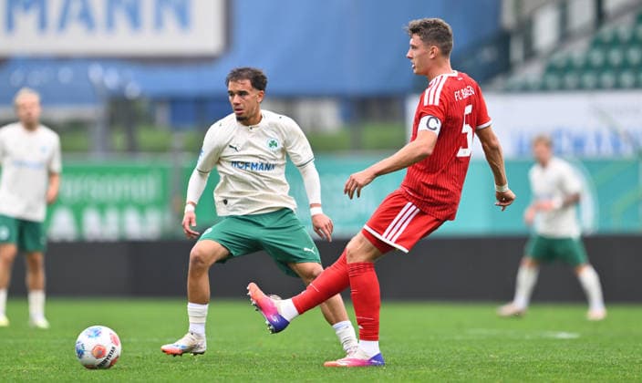 October 3, 2026 Soccer Season 2026–2027 Bavarian Regional League Matchday 12 SpVgg Greuther Fürth Fürth II U23 Kleeblatt FC Bayern Munich II FCB xwoxzix Olgherto Balliu 40, SpVgg Greuther Fürth II David Heindl 5, FC Bayern Munich II