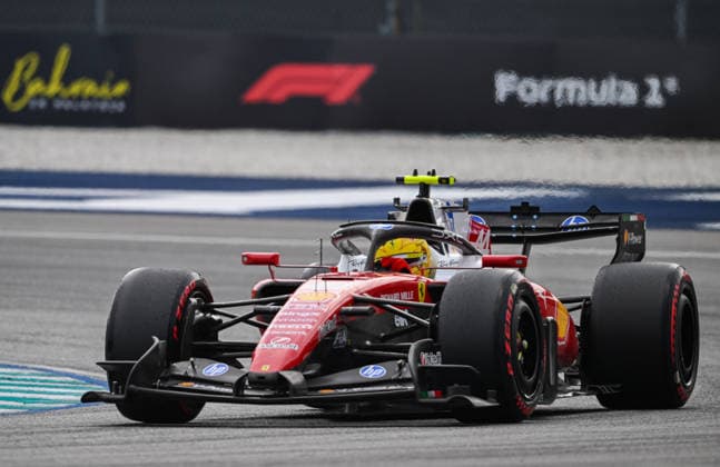 October 2, 2026, Sepang, Selangor, Malaysia: Scuderia Ferrari HP driver Lewis Hamilton (44) steers his car during a free practice session for the Formula 1 Gulf Air Bahrain Grand Prix in Malaysia at the PETRONAS Sepang International Circuit, in Sepang, Selangor, Malaysia. Sepang Malaysia - ZUMAk197 20261002_zsp_k197_002 Copyright: xRanjithxKumarx