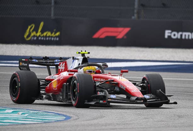 October 2, 2026, Sepang, Selangor, Malaysia: Scuderia Ferrari HP driver Lewis Hamilton (44) steers his car during a free practice session for the Formula 1 Gulf Air Bahrain Grand Prix in Malaysia at the PETRONAS Sepang International Circuit, in Sepang, Selangor, Malaysia. Sepang Malaysia - ZUMAk197 20261002_zsp_k197_003 Copyright: xRanjithxKumarx