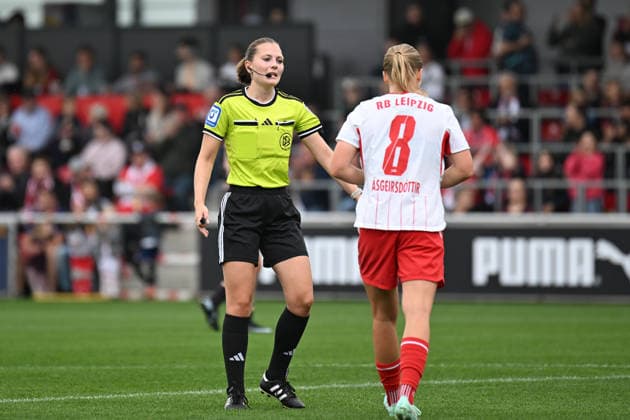 Soccer I Women s I 2026–2027 Season I Bundesliga I Matchday 6 I RB Leipzig 1 FSV Mainz 05 I October 3, 2026 Referee Selina Menzel, Emilia Asgeirsdottir 8, Rasenballsport Leipzig (RB Leipzig) Training Center, Cottaweg 7, Saxony, Germany Copyright: xLobeca InesxHähnelx